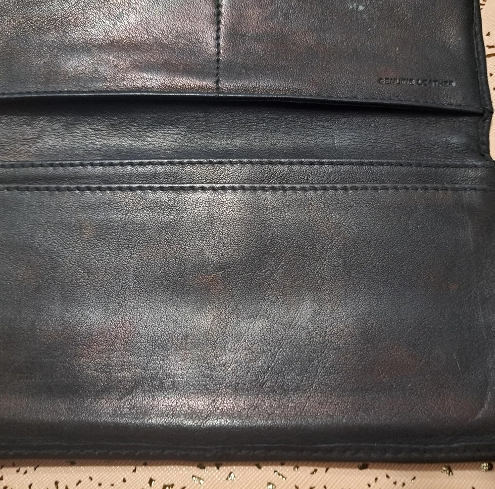 Liz Claiborne Black Genuine Leather Women's Wallet